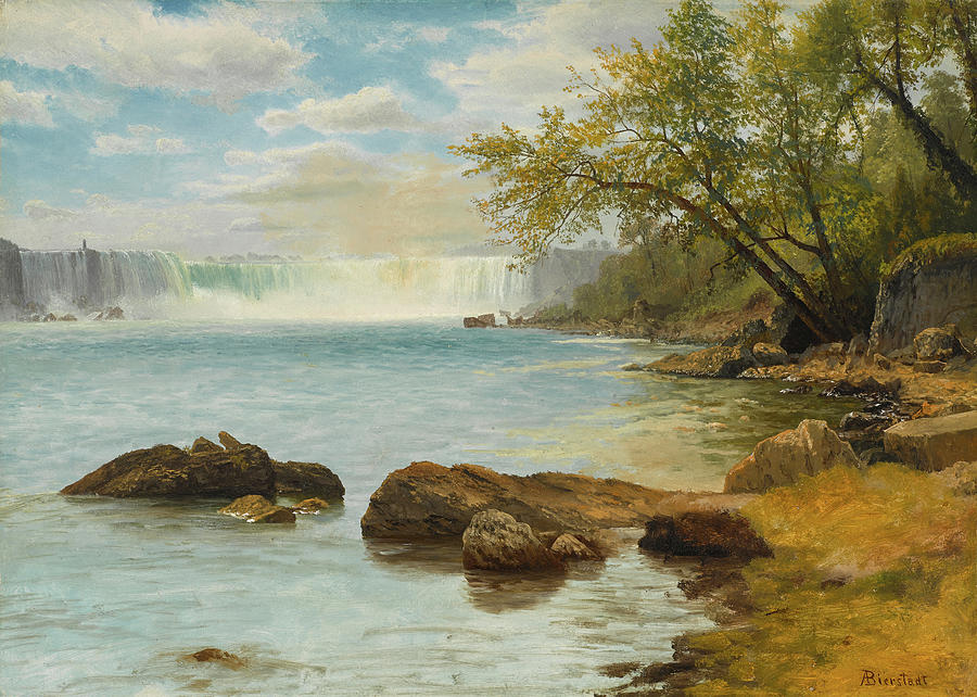 Niagara Falls Painting by Albert Bierstadt | Pixels