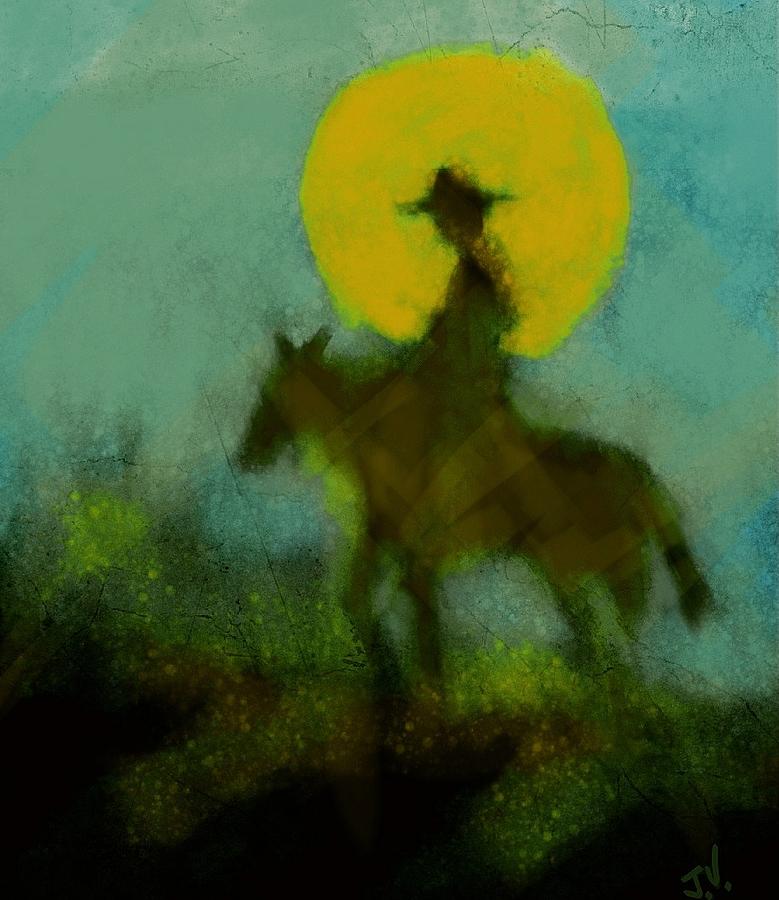 Night Ride #2 Painting by Jim Vance