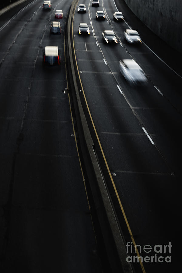 Night Traffic #1 Photograph by Margie Hurwich