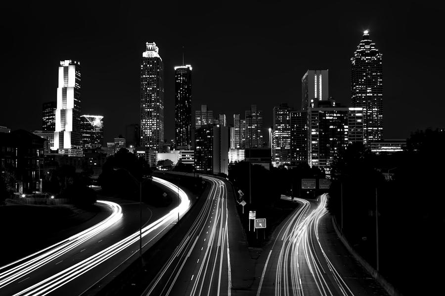 Nighttime Atlanta Photograph by Mountain Dreams - Fine Art America