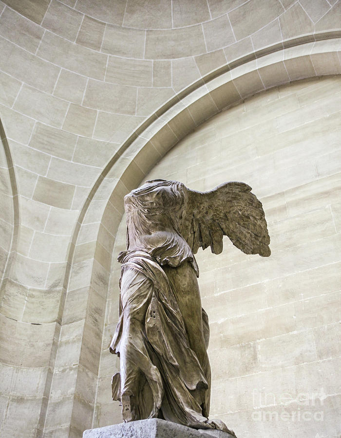 Nike, The winged victory of Samothrace  Photograph by Patricia Hofmeester