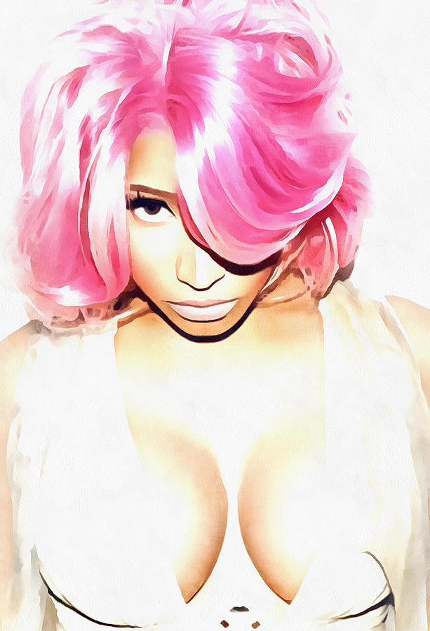 Nicki Minaj Digital Art - Nicki Minaj #1 by Galeria Trompiz