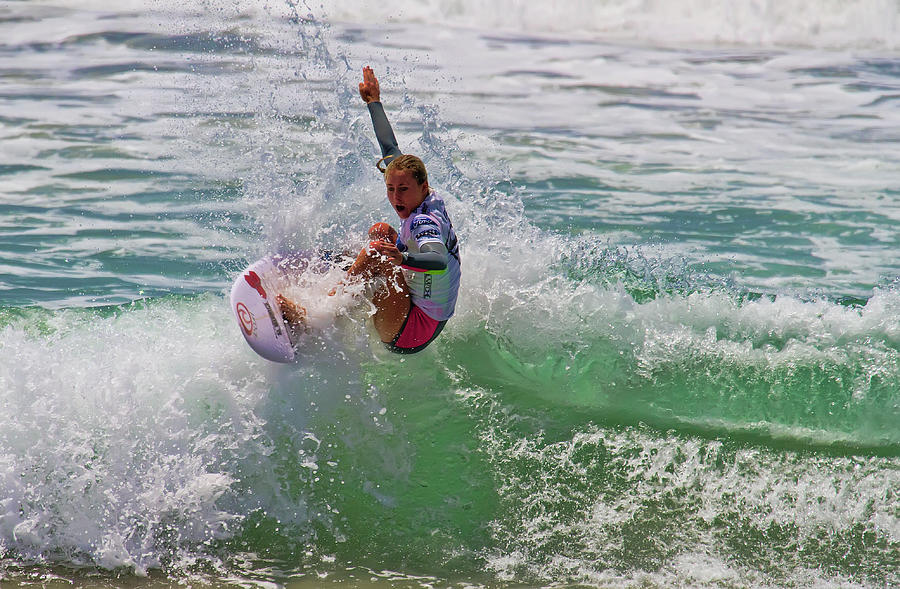 Nikki Van Dijk Surfer #1 Photograph by Waterdancer