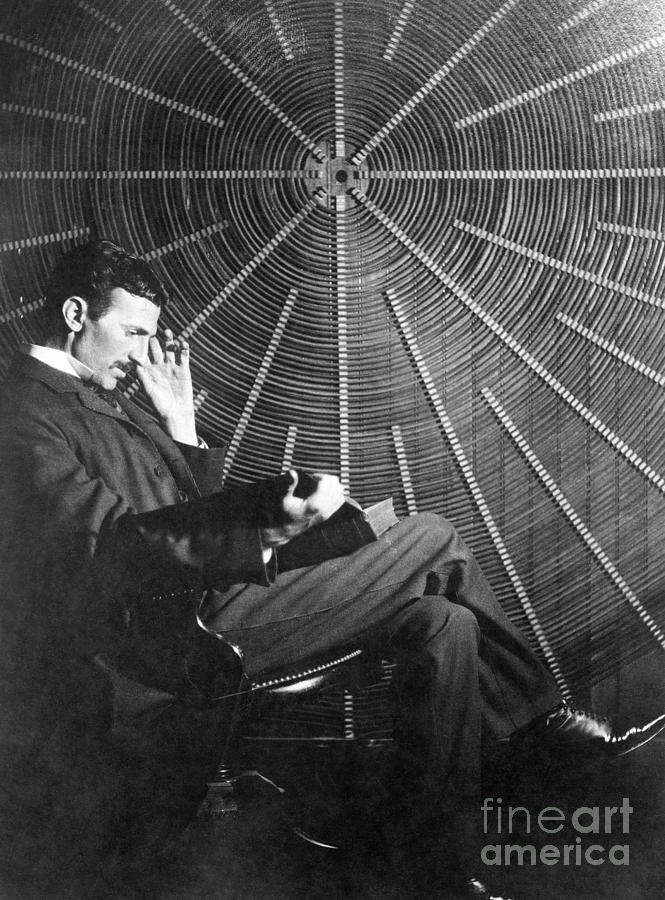 Nikola Tesla #1 Photograph by Granger