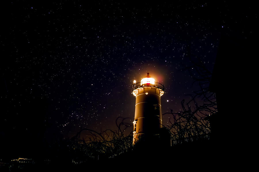 Nobska against the stars Photograph by Jeff Folger Nobska against the stars Photograph by Jeff Folger