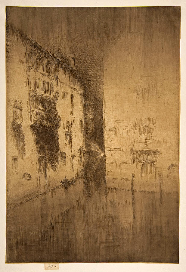 James Abbott Mcneill Whistler Painting - Nocturne. Palaces #2 by James Abbott McNeill Whistler