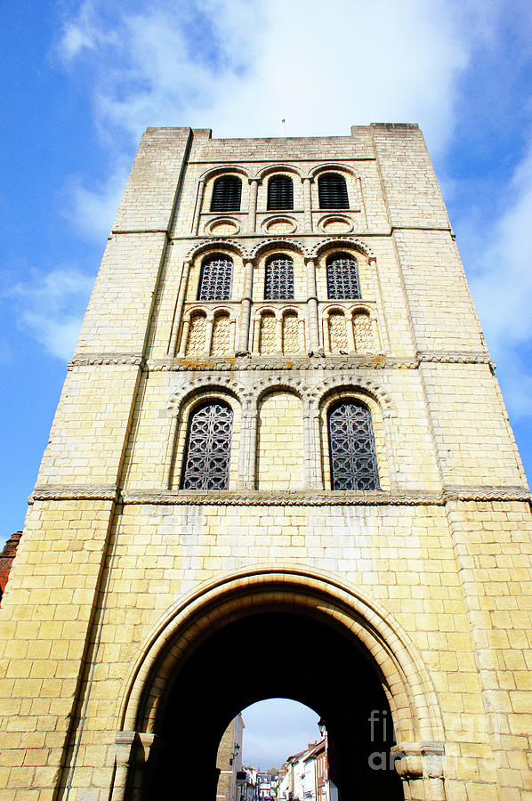 Norman tower in Bury St Edmunds #1 Photograph by Tom Gowanlock