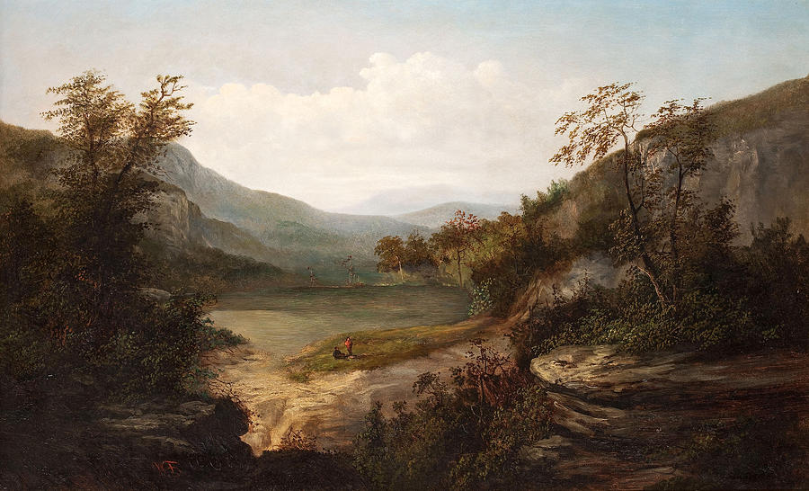 North Carolina Mountain Landscape #2 Painting by William Charles Anthony Frerichs