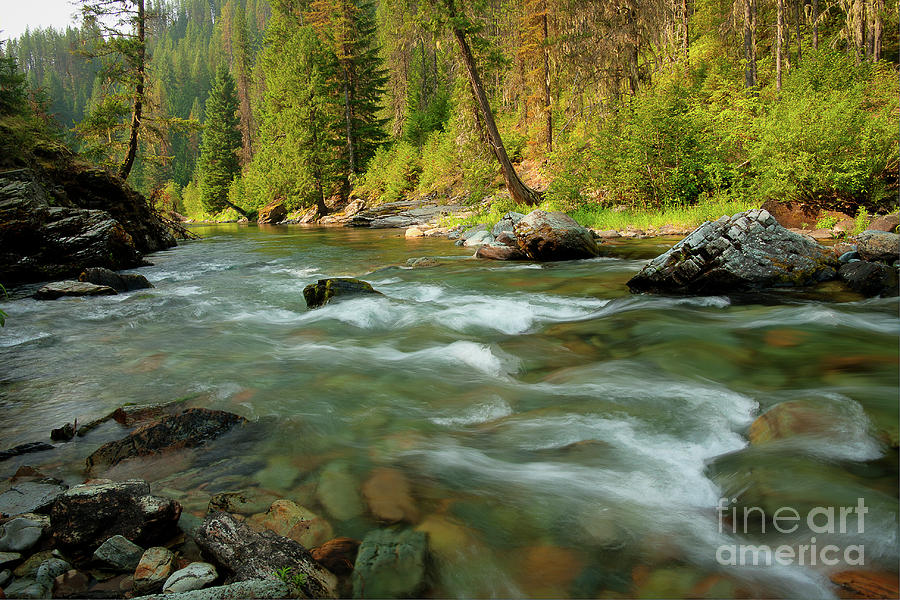 North Fork of the St. Joe #1 Photograph by Idaho Scenic Images Linda Lantzy