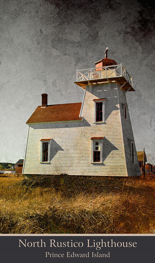 Lighthouse Photograph - North Rustico Lighthouse #1 by WB Johnston