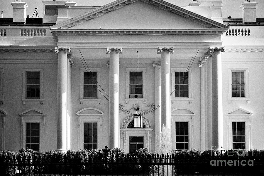 Whitehouse Photograph - northern facade of the white house Washington DC USA #1 by Joe Fox