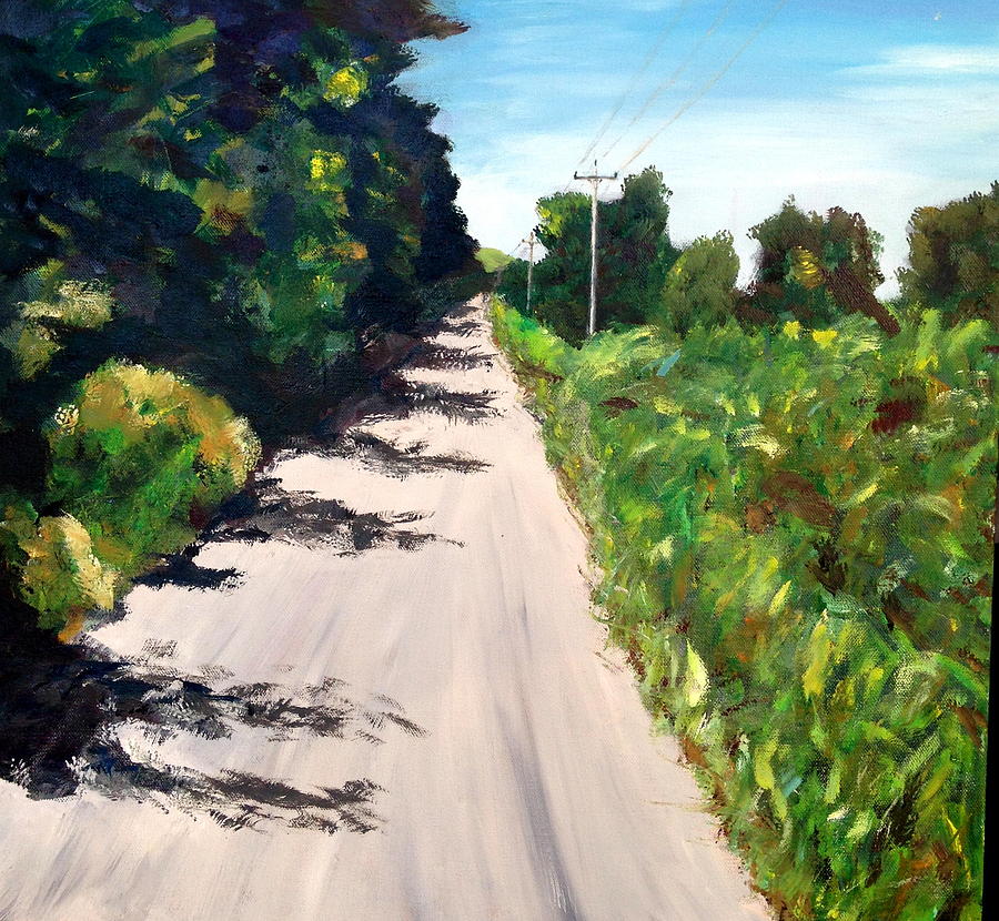 Northern Rail Trail #1 #1 Painting by Dave Holmander-Bradford