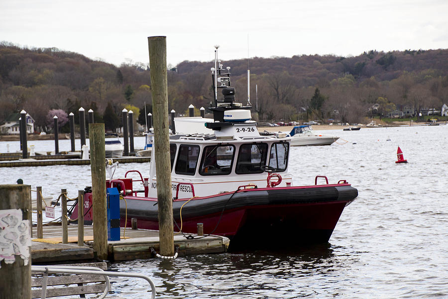 Northport Fire Boat #1 Photograph by Susan Jensen