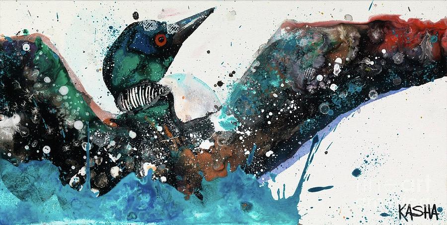 Nose Dive #1 Painting by Kasha Ritter
