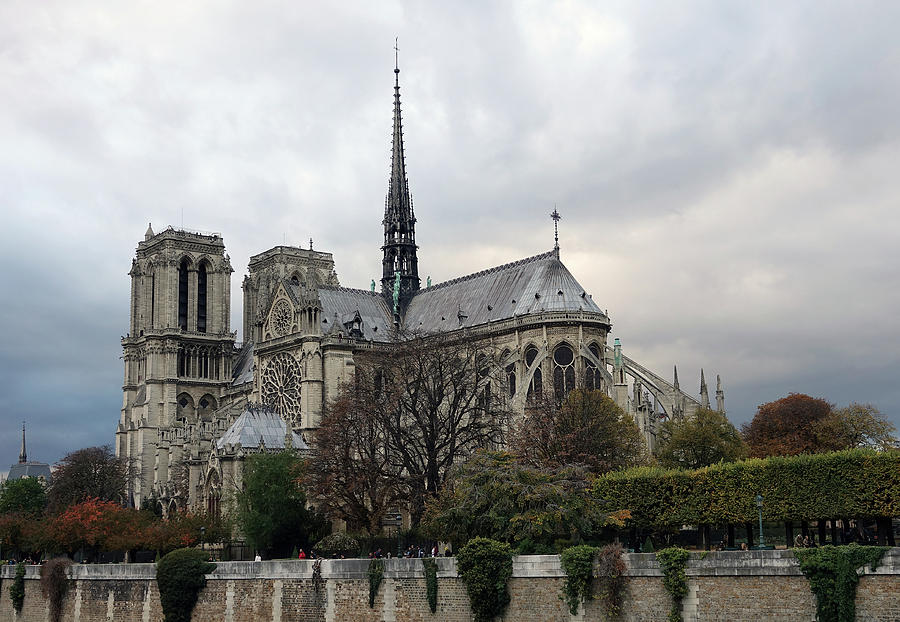 Notre Dame Cathedral In Paris, France #1 Photograph by Rick Rosenshein