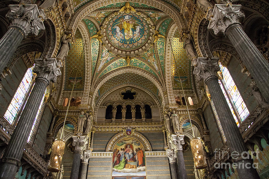 Notre Dame de Fourviere #1 Photograph by Timothy Johnson
