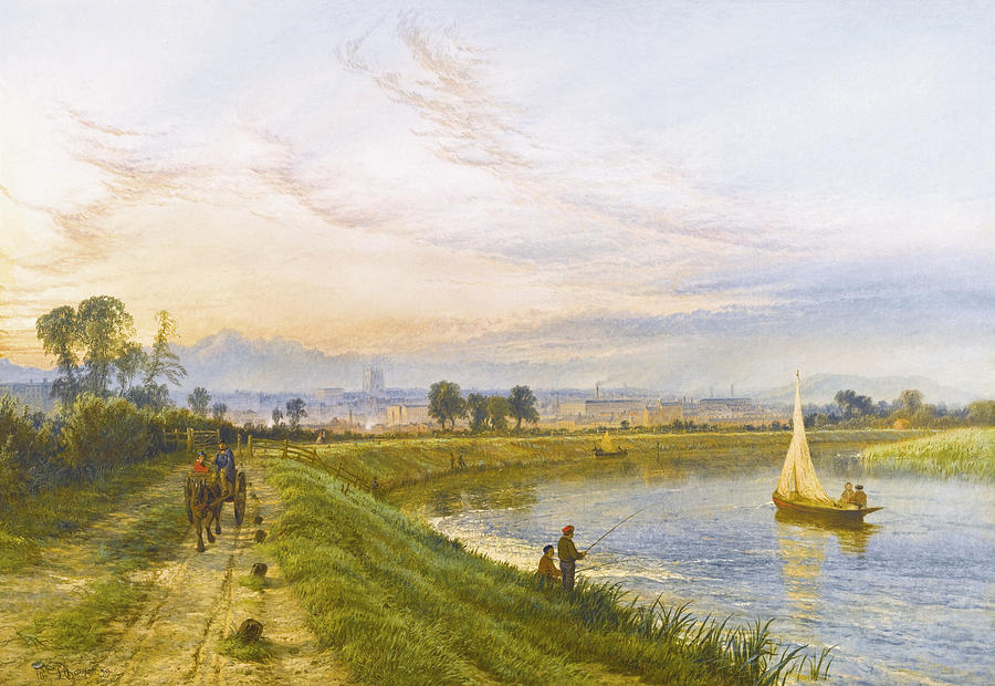 Nottingham #1 Painting by Henry Dawson