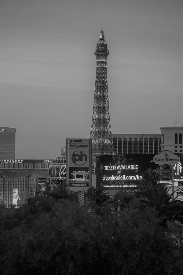 november 2017 Las Vegas, Nevada - evening shot of eiffel tower a Photograph