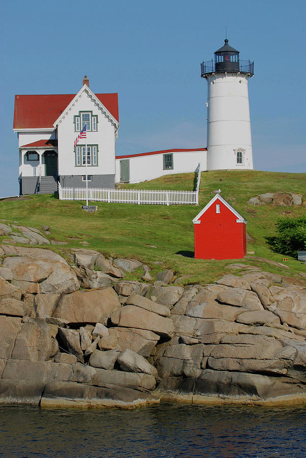 Nubble Lighthouse by Pamela Hodgdon Nubble Lighthouse by Pamela Hodgdon
