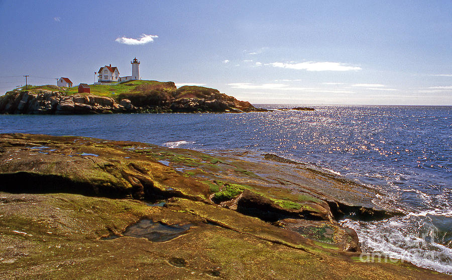 Nubble Lighthouse #1 Photograph by Skip Willits