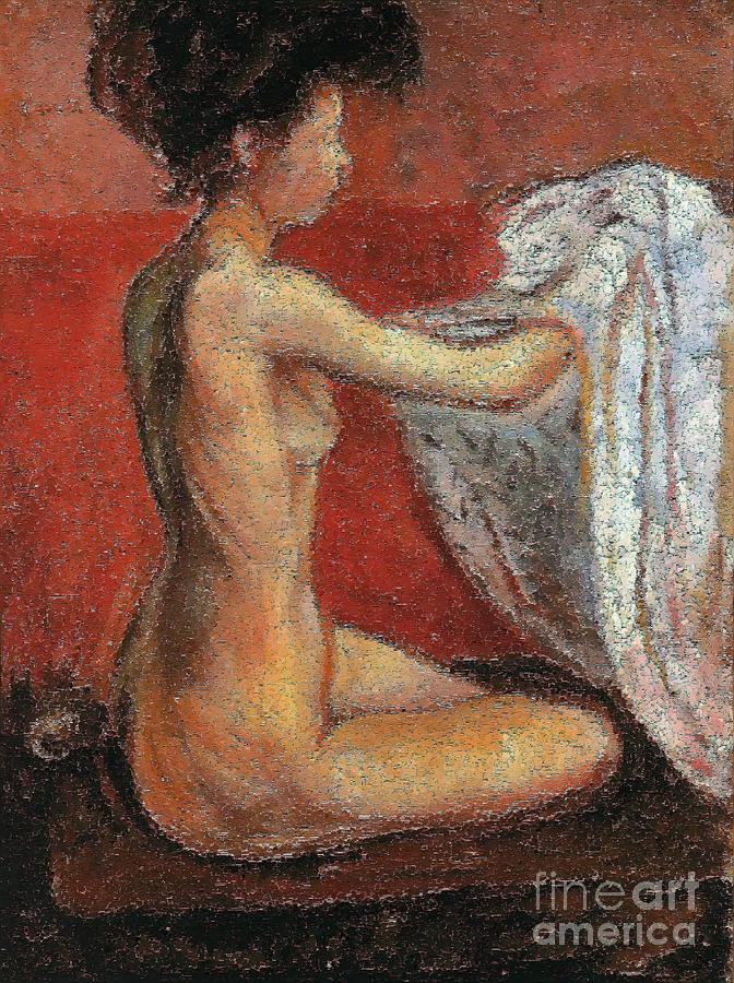 Nude Painting - Nude After The Bath #1 by Don Phillips