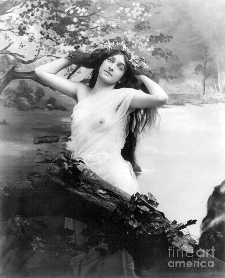 Nude Photograph - Nude Model, 1903 #1 by Science Source
