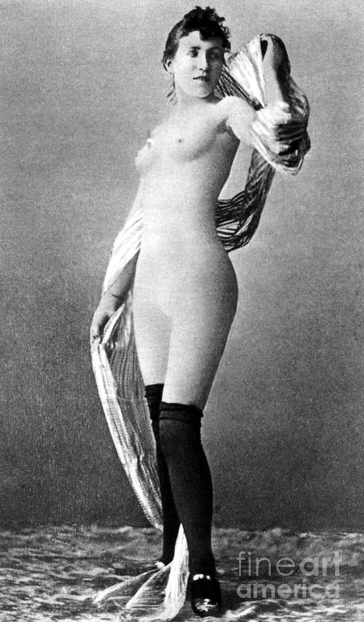 NUDE POSING, c1888 #1 Painting by Granger