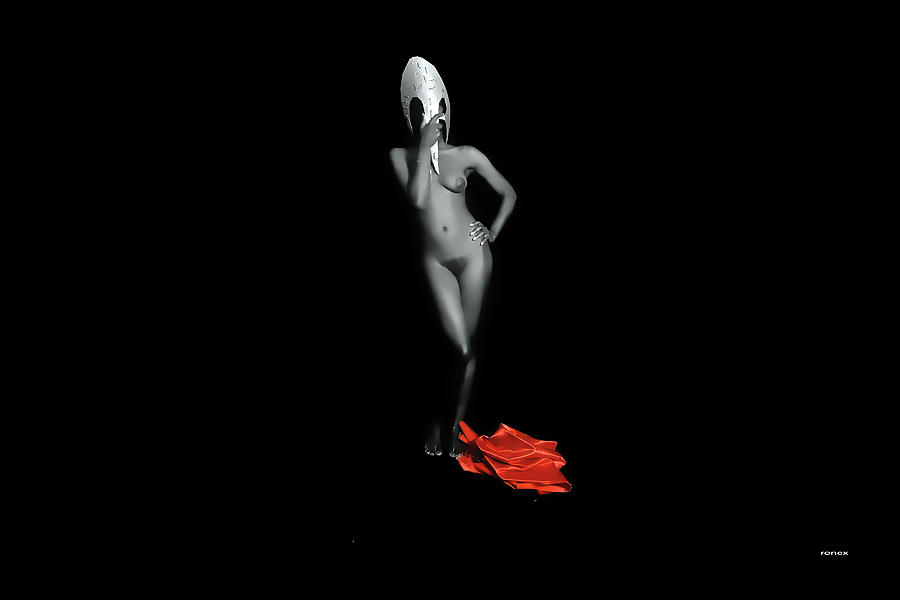 Nude With Mask #1 Photograph by Ronex Ahimbisibwe