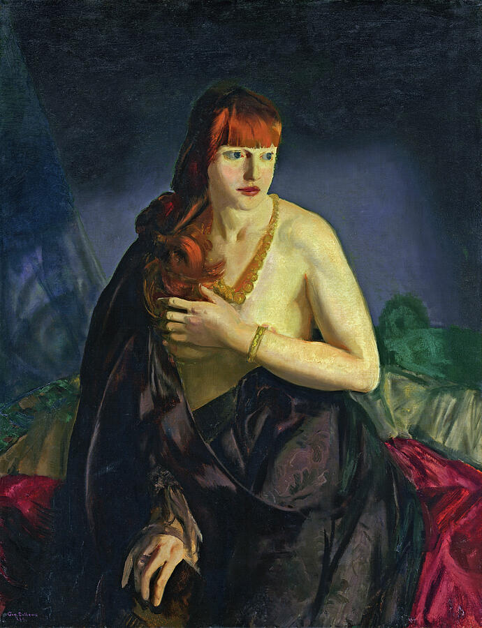 Nude Painting - Nude with Red Hair #1 by George Bellows