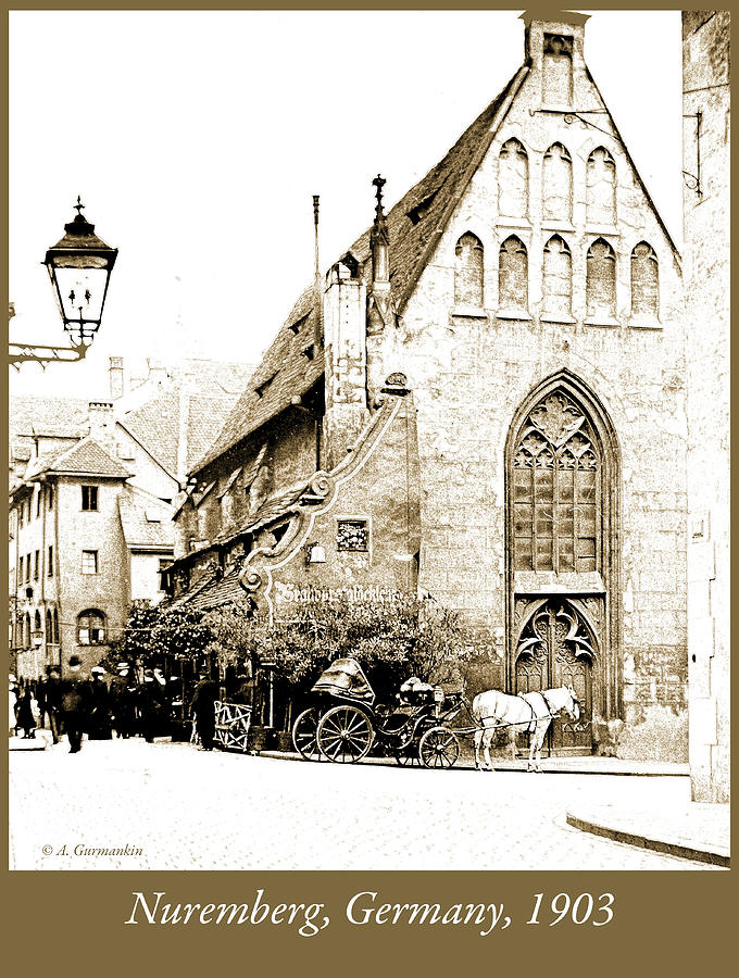 Nuremberg Church, 1903 #1 Photograph by A Macarthur Gurmankin