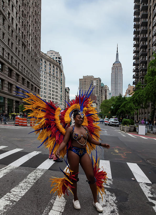 NYC Dance Parade 5_20_17 Trinidadian Dancer #1 Photograph by Robert Ullmann