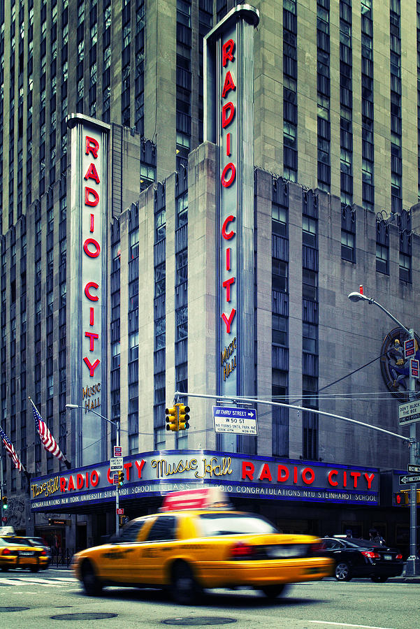 Architecture Photograph - NYC Radio City Music Hall #1 by Nina Papiorek