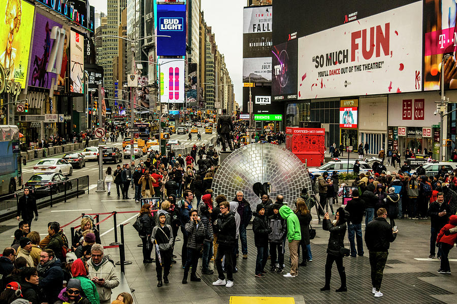 NYC Times Square Photograph by Leonard Cascia - Fine Art America