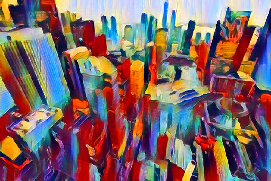 NYC View #1 Painting by Chris Butler