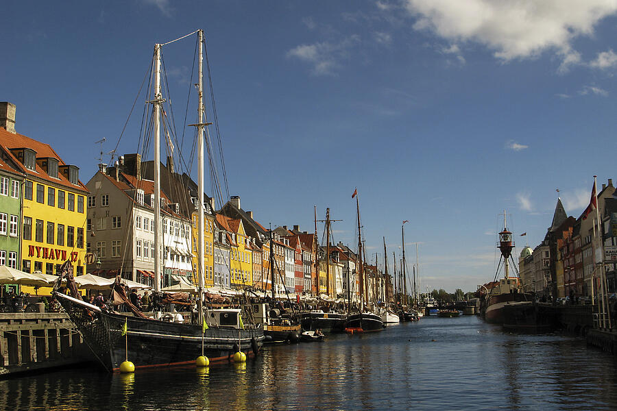 Nyhavn Canal Of Copenhagen Photograph