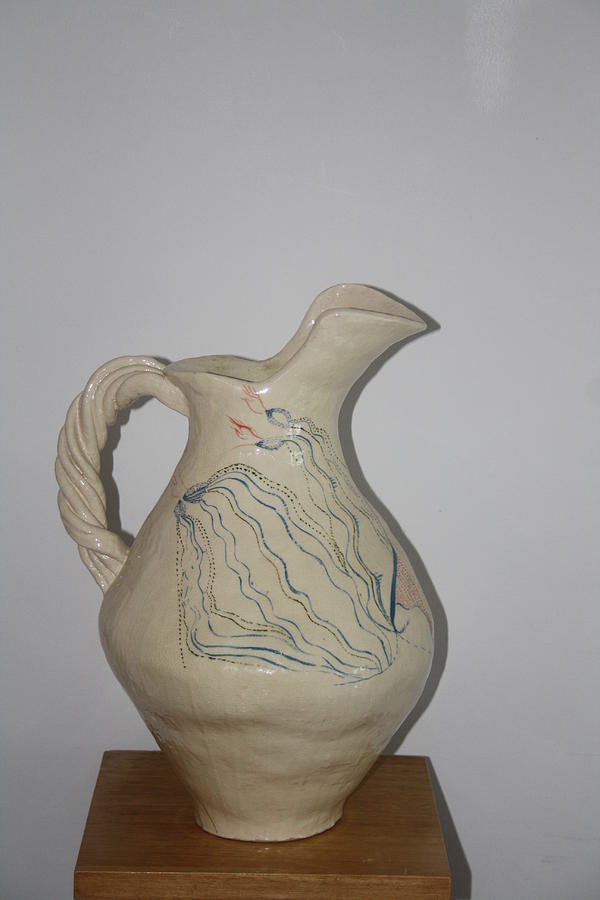 Nze jug #1 Ceramic Art by Gloria Ssali