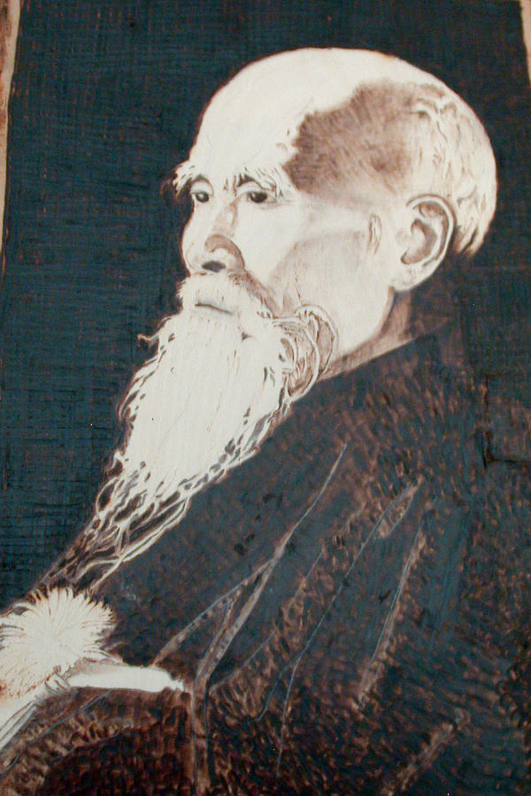 O Sensei Pyrography by Guy Jackson | Fine Art America