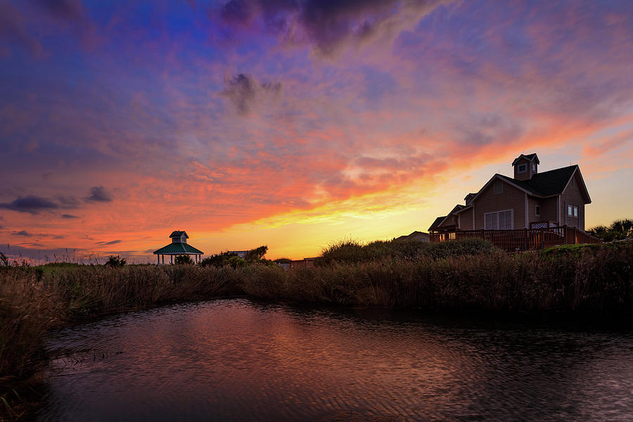 Oak Island Sunset #1 Photograph by Nick Noble