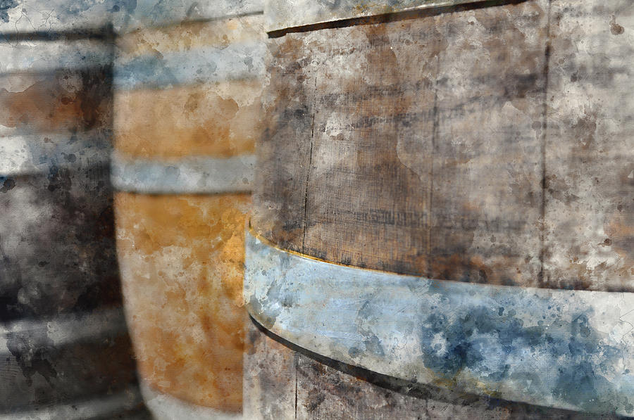 Oak Wine Barrel #1 Photograph by Brandon Bourdages