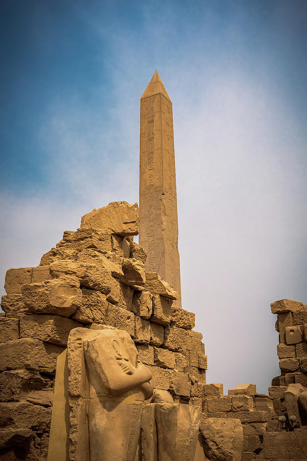 Obelisk At Karnak Temple - Luxor, Egypt Photograph by Jon Berghoff ...