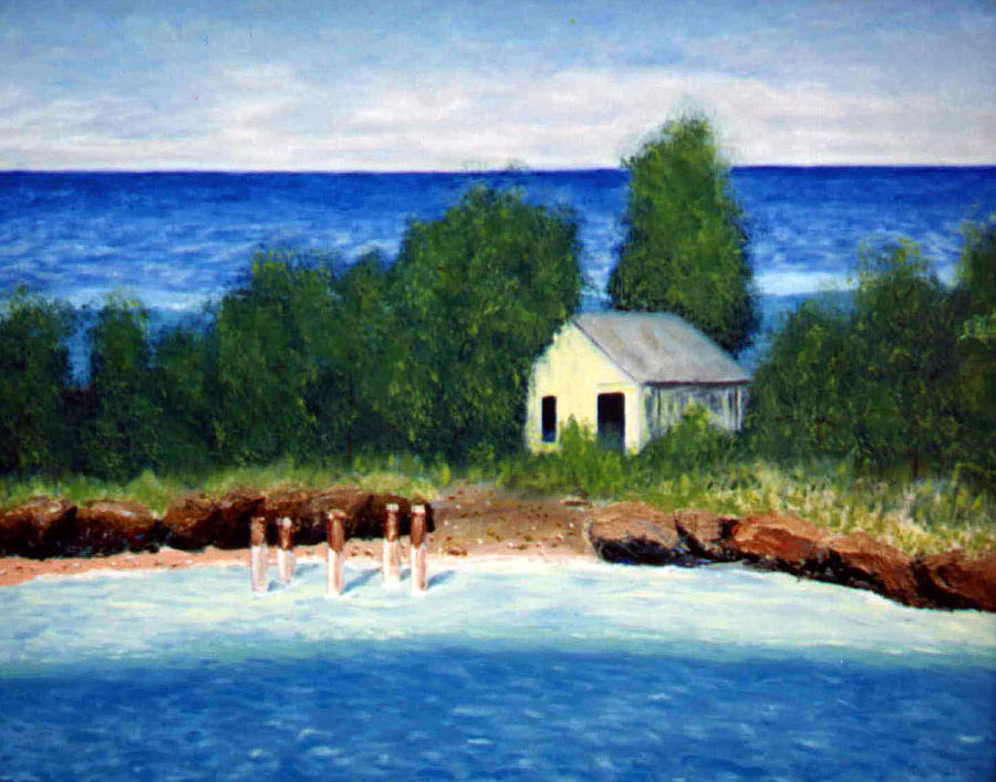 Ocean Shack #1 Painting by Stan Hamilton