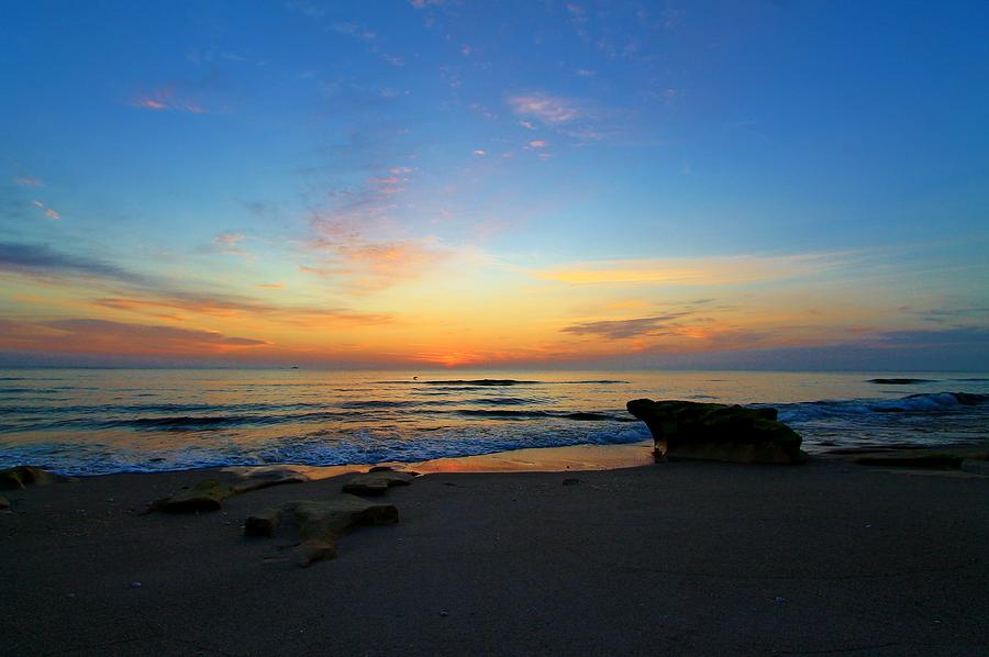 Ocean Sunrise #1 Photograph by Catie Canetti