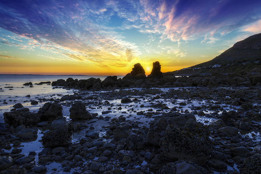 Ocean Sunset #1 Photograph by Ian Mitchell