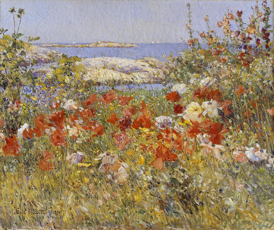 Ocean View #1 Painting by Childe Hassam
