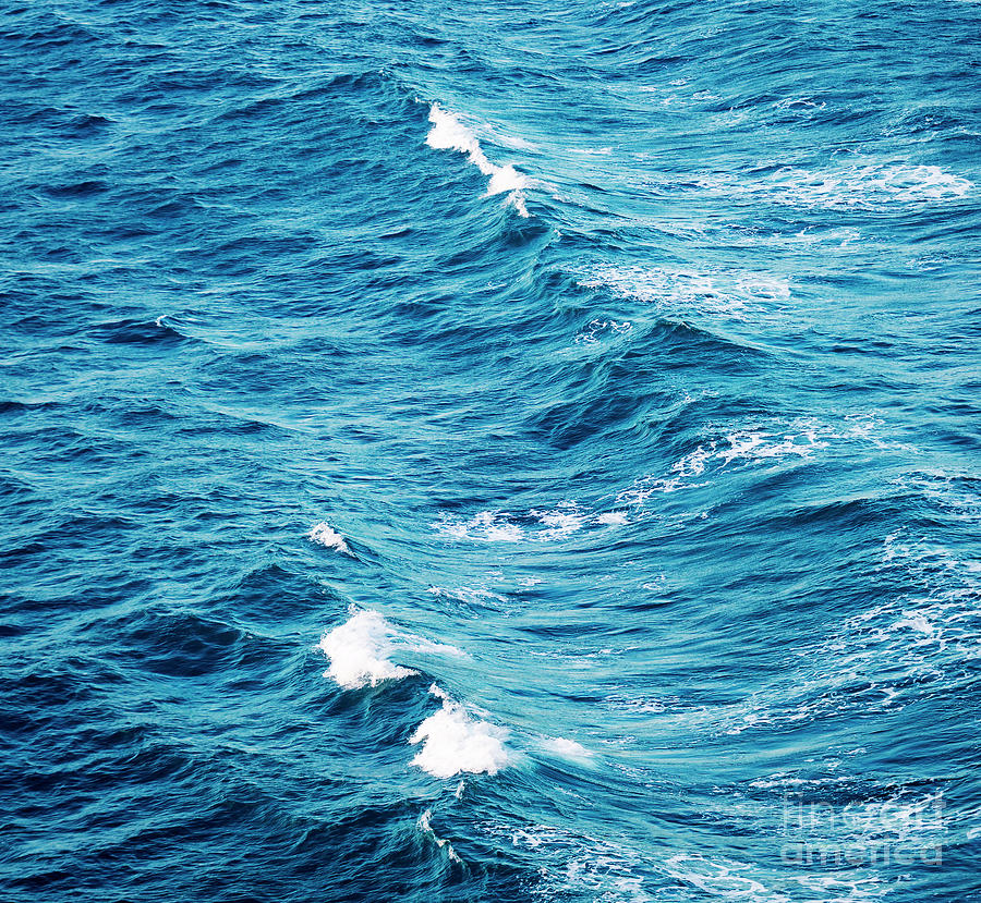 Summer Photograph - Ocean Waves #1 by THP Creative