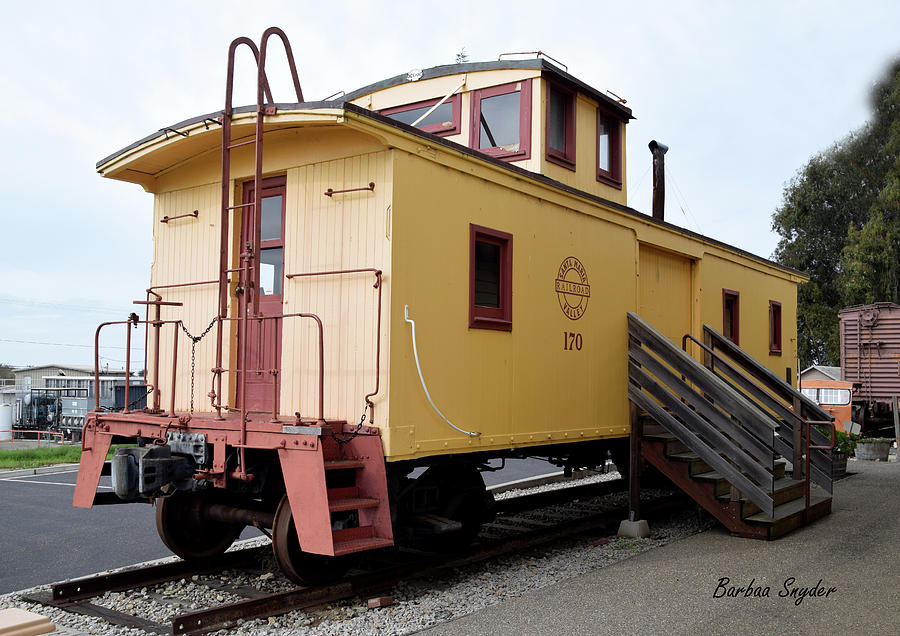 Oceano Depot Museum Caboose  #1 Photograph by Barbara Snyder
