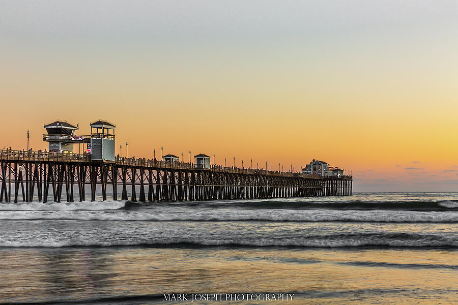 Oceanside Sunset #1 Photograph by Mark Joseph