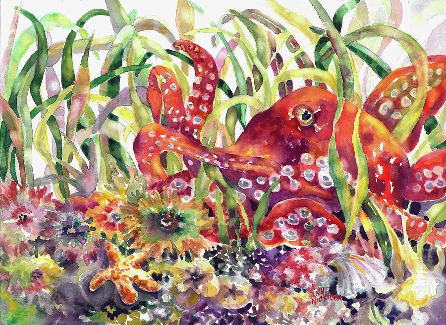 Octopus Garden Painting by Ann Nicholson