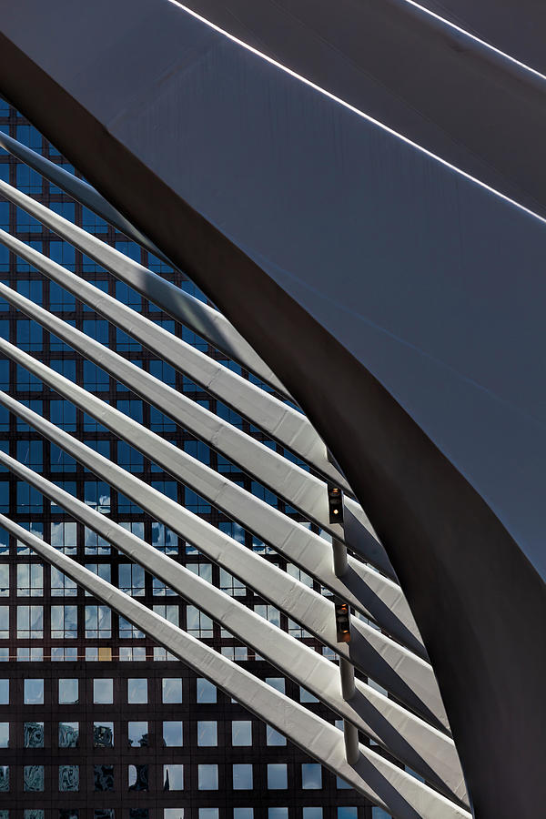 Oculus Center Architectural Ribs #1 Photograph by Robert Ullmann