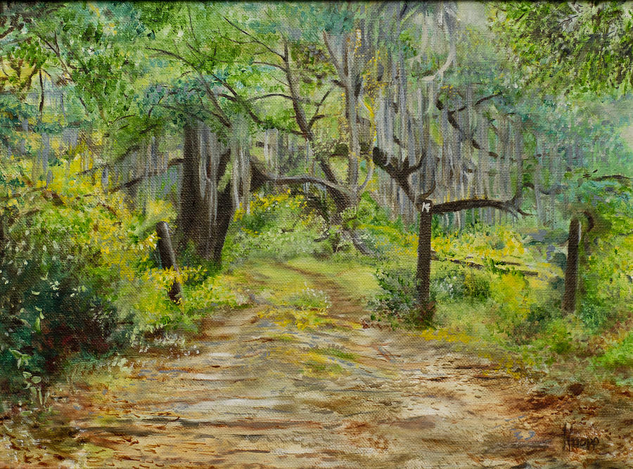 Off the Beaten Path #1 Painting by Kathy Knopp